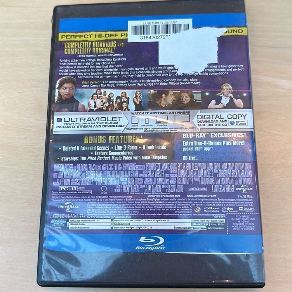 Universal’s “Pitch Perfect” Blue Ray Disc! - Picture 2 of 3